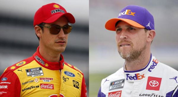 Denny Hamlin and Joey Logano