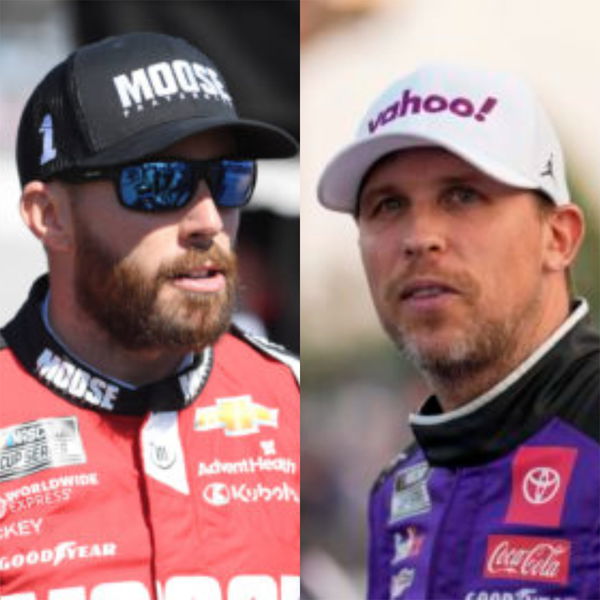 Denny Hamlin and Ross Chastain