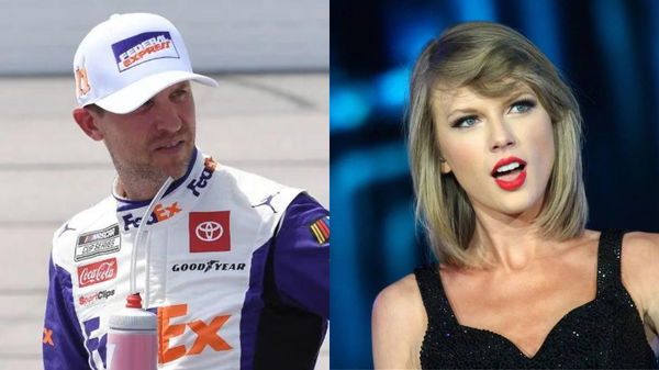 Denny Hamlin and Taylor Swift