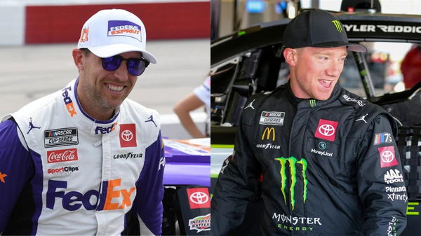 Denny Hamlin and Tyler Reddick