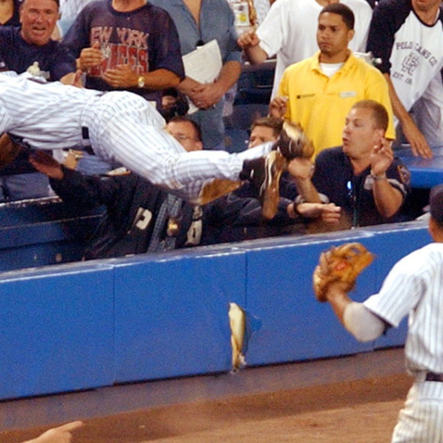 Derek Jeter Catch Injury