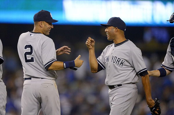 Derek Jeter and Mariano Rivera