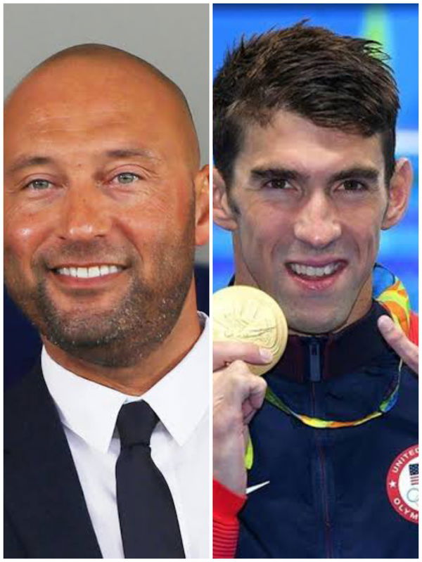 Derek Jeter with Michael Phelps Featured Image