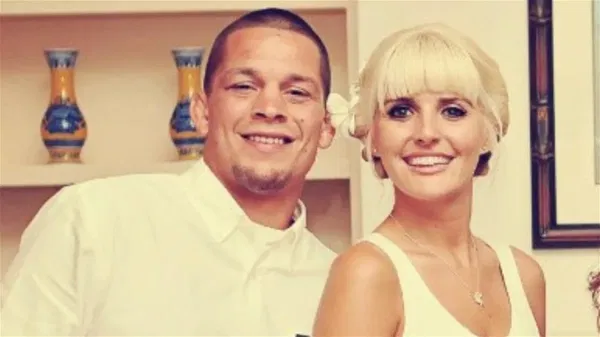 Nate diaz with wife Misty Brown