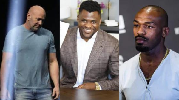 Dana White, Francis Ngannou, Jon Jones