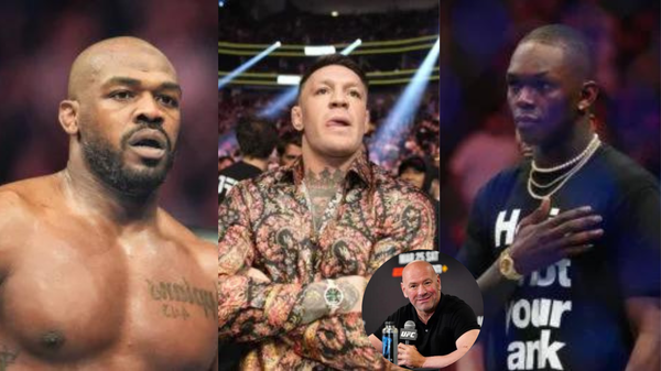 Jon Jones, Israel Adesanya, Conor McGregor