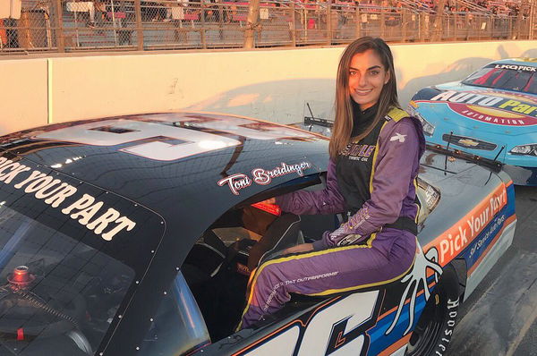 Toni Breidinger makes history as Nascar's first Arab-American female driver