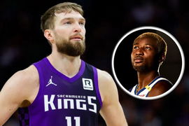 Domantas Sabonis and Jonathan Kuminga