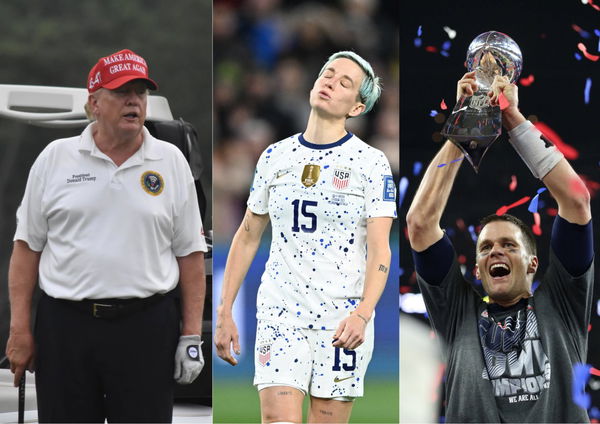 Donald Trump Megan Rapinoe and Tom Brady