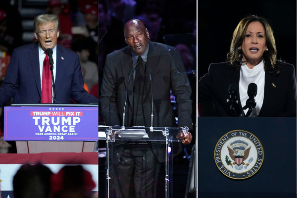 Donald Trump, Michael Jordan, Kamala Harris