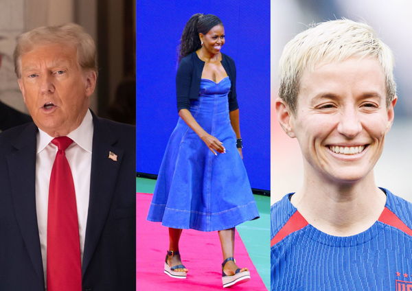 Donald Trump, Michelle Obama, and Megan Rapinoe