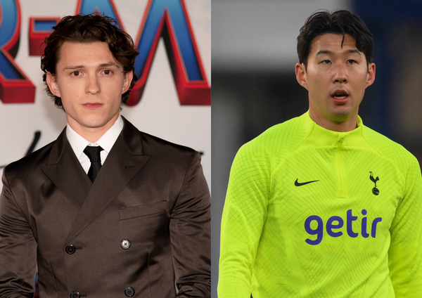 Tom Holland and Son Heung-min