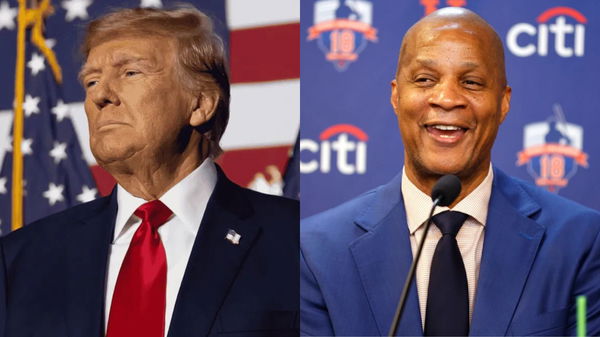 Donald Trump and Daryl Strawberry