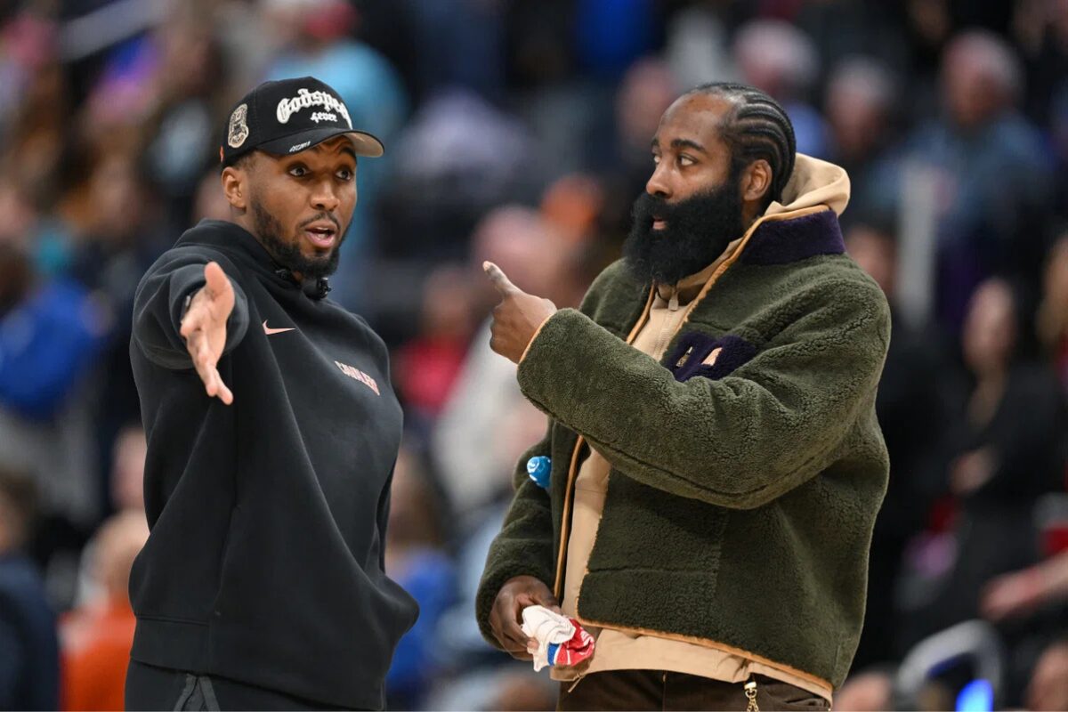 Donovan Mitchell and James Harden