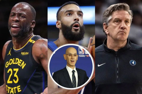 Draymond Green, Rudy Gobert, Chris Finch, Adam Silver