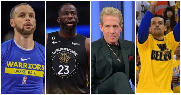 Draymond Green, Skip Bayless, Stephen Curry, Matt Barnes