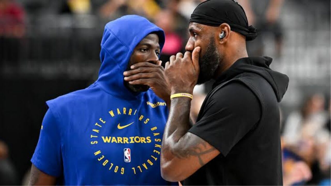 Draymond Green and LeBron James