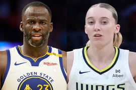 Draymond Green and Paige Bueckers