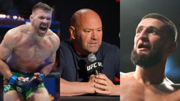 Dricus Du Plessis, Dana White, Khamzat Chimaev