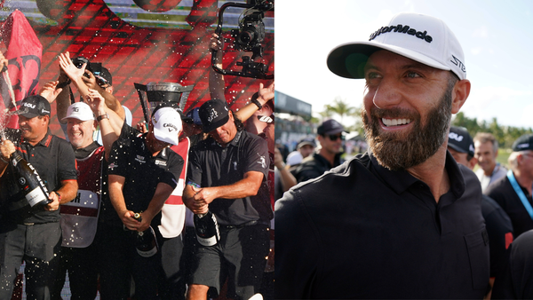 Dustin Johnson 4Aces Collage