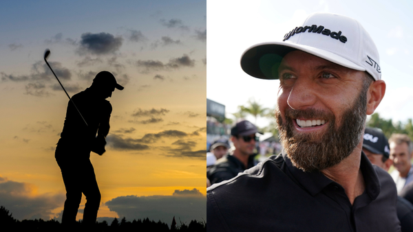 Dustin Johnson Silhouette Collage