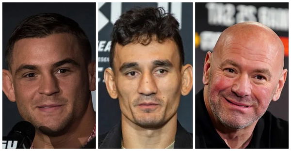 Dustin Poirier Max Holloway Dana White