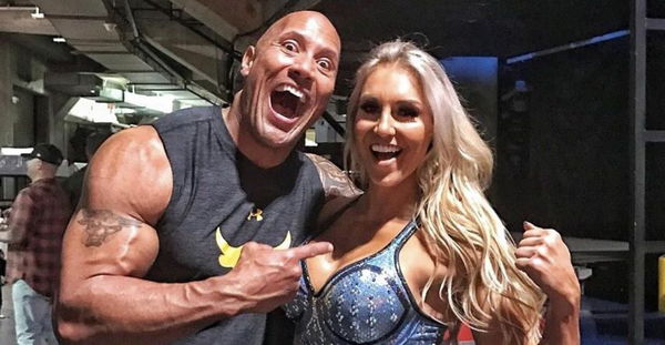 Dwayne Johnson Charlotte Flair