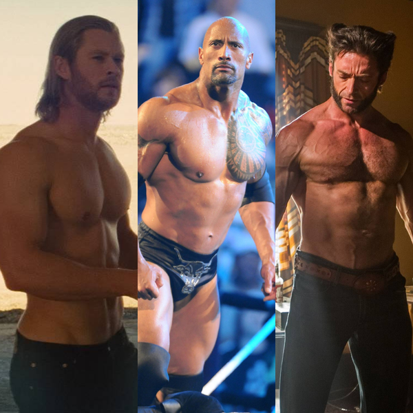 Dwayne Johnson, Chris Hemsworth, Hugh Jackman