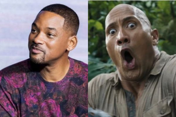 Watch: Will Smith goofs around with Dwayne 'The Rock' Johnson in