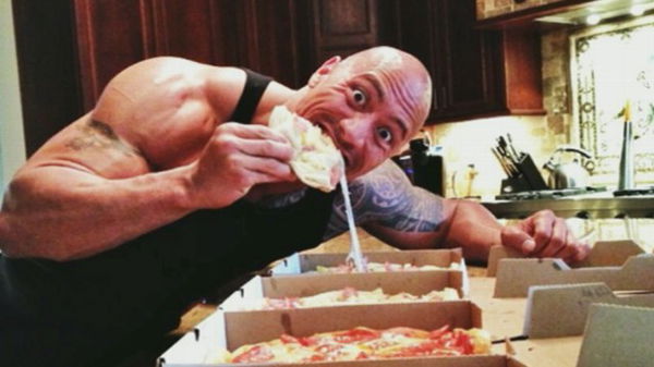 Dwayne Johnson food