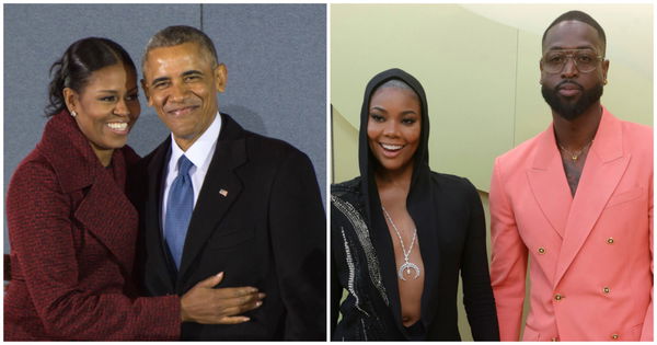 Dwyane Wade, Gabrielle Union, Barack Obama