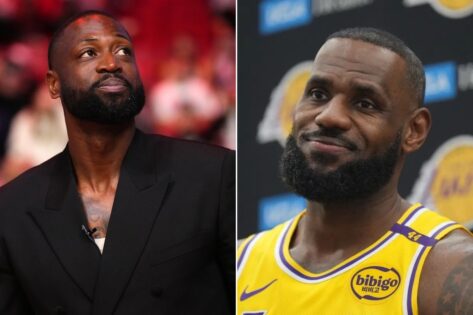 Dwyane Wade Responds to Viral LeBron James Dunk Recreation With Just One Message