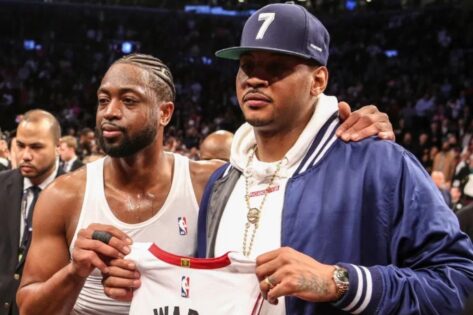 Dwyane Wade Can’t Contain His Excitement for Brother Carmelo Anthony’s Major Achievement
