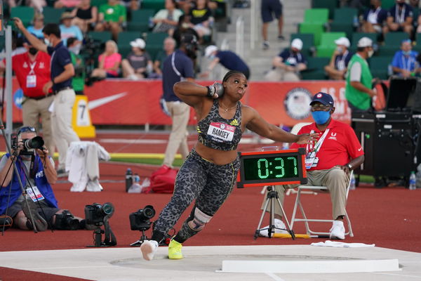 Tokyo Olympics 2021 Shot Put Jessica Ramsey And Raven Saunders Shatter Records In Nail Biting Trials Essentiallysports