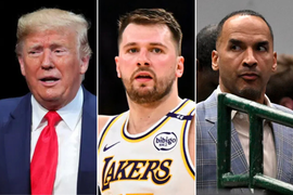 Donald Trump, Luka Doncic, Nico Harrison