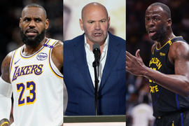 LeBron James, Dana White, Draymond Green