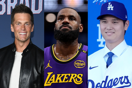 Tom Brady, LeBron James, Shohei Ohtani