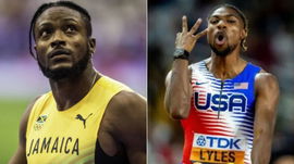 noah lyles, kishane thompson