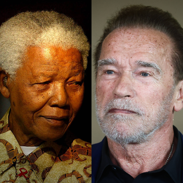 Arnold Schwarzenegger, Nelson Mandela