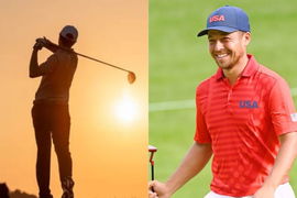 xander schauffele, silhouette