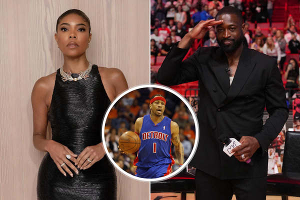 Gabrielle Union, Dwyane Wade, Allen Iverson