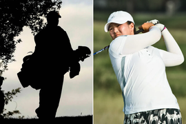 Angel Yin caddie silhouette
