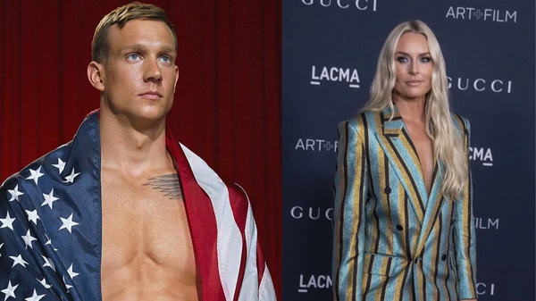 Caeleb Dressel and Lindsey Vonn