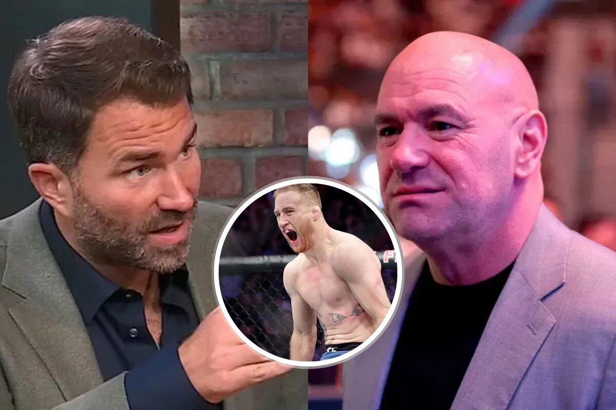 Eddie Hearn Warns Dana White of UFC Fighter Revolt as Justin Gaethje’s Pay Comments Hit Zuffa Boxing