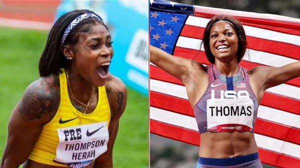 Elaine Thompson-Herah, Gabrielle (Gabby) Thomas