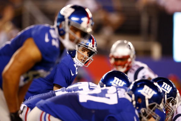 NFL: Preseason-New England Patriots at New York Giants