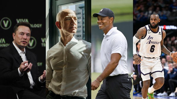 Elon Musk Jeff Bezos Tiger Woods Lebron James