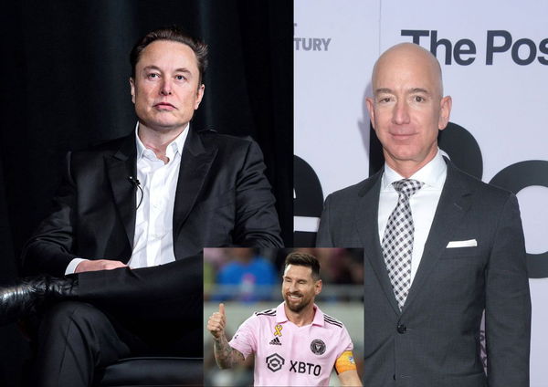 Elon Musk, Lionel Messi, Jeff Bezos