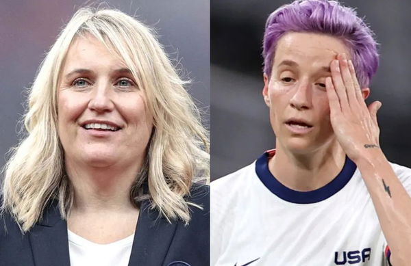 Emma Hayes and Megan Rapinoe