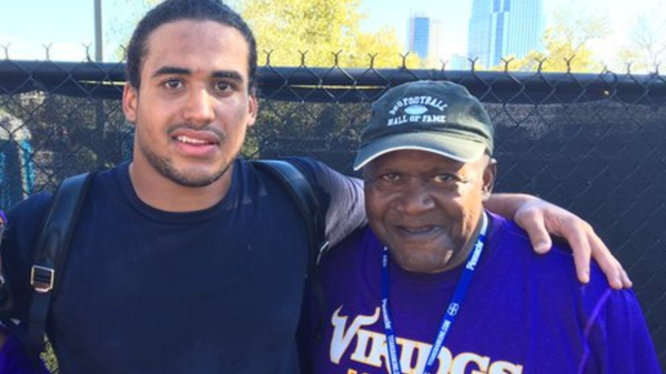 Eric Kendricks with his father, Marvin Kendricks